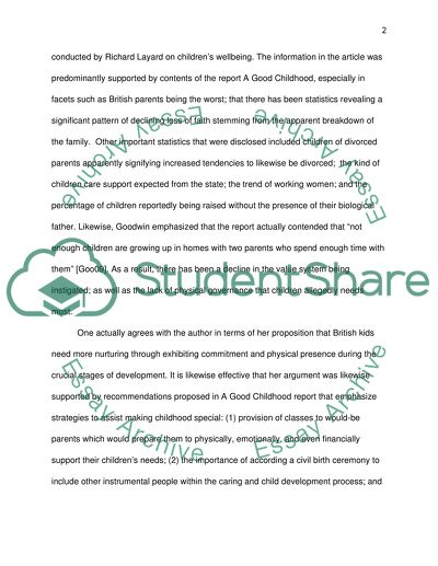 Our Childrens blighted Lives