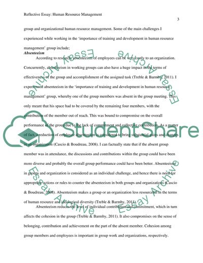 Training and development in HRM