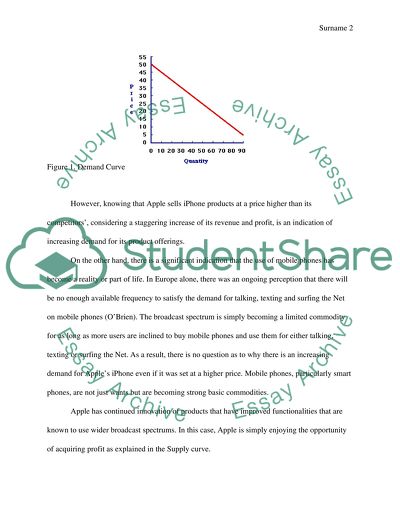 Supply and Demand Analytical Paper