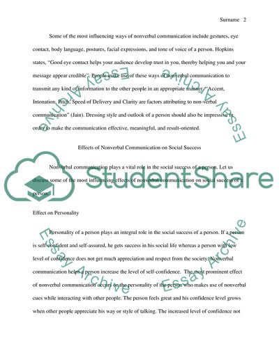 The Effects of Nonverbal Communication on our Social and Career Success