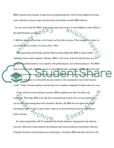 How Does IBMs Plan for Its Goods and Services Meet the Definition of Marketing