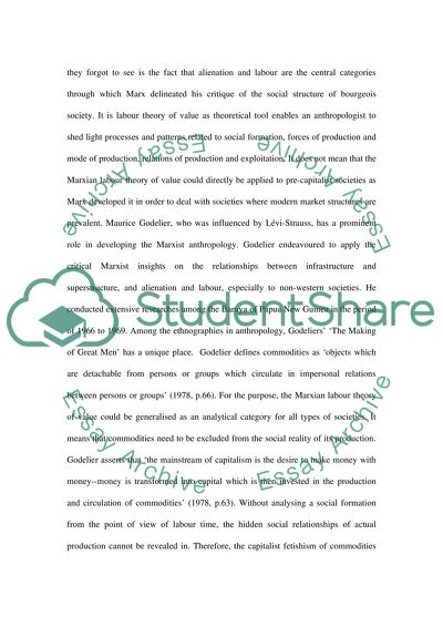 Marxism in Anthropology