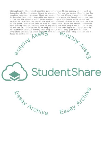 The New Model of iPhone