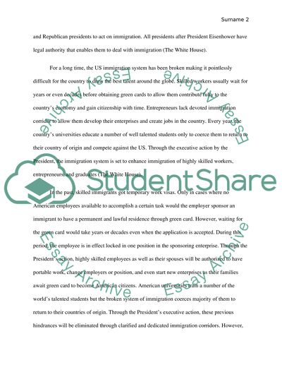 Major Issues on US Immigration