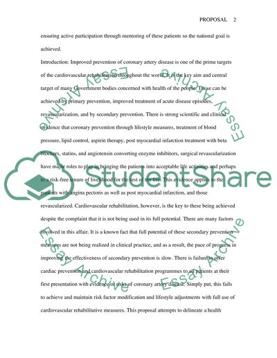 Cardiovascular Rehabilitation