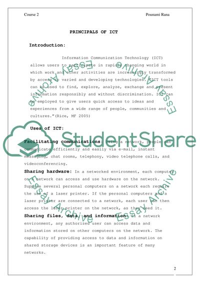 Information Communication Technology