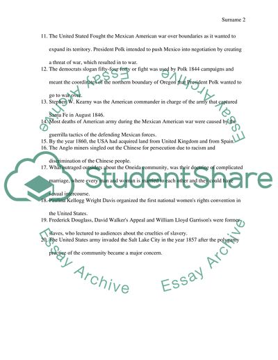 An Outline of the History of the United States