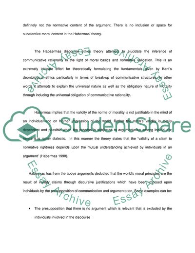 Political Philosophy of Habermas