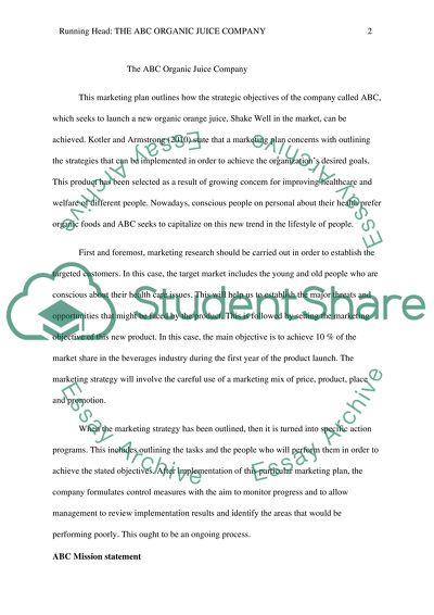 The ABC Organic Juice Company