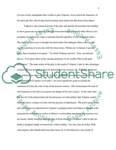 Volpone by Ben Jonson