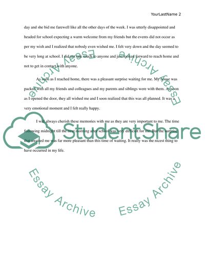 Nice thing that have happened to me