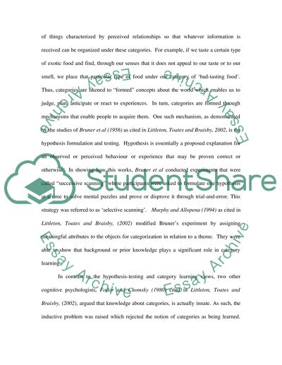 Learning from the Cognitive and the Sociocultural Perspective