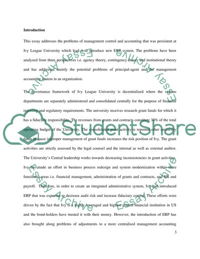 Organisational Context of Management Accounting