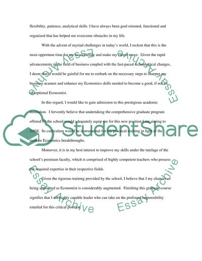 Economics Background and Leadership Qualities