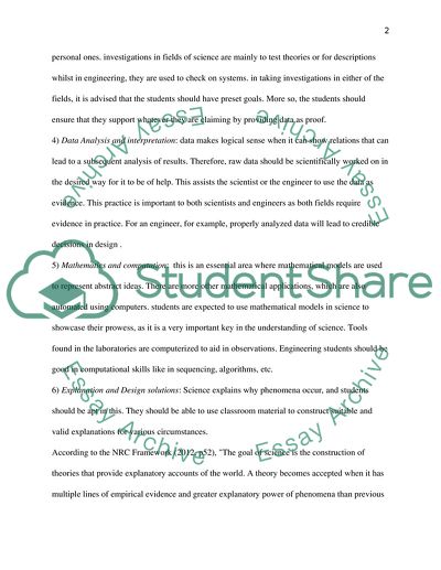 Science and Engineering Practices