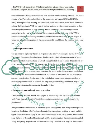 The UK Growth Conundrum