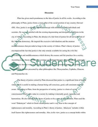 Justice Defined by Plato