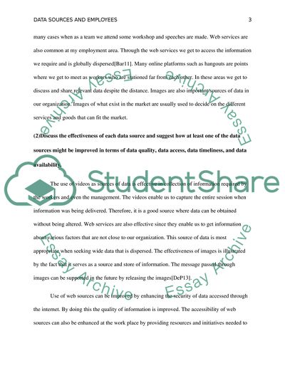 Data Source and Employees