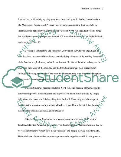 Why Protestantism developed in North America