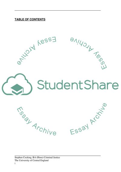 Policing Policies in the USA and the UK