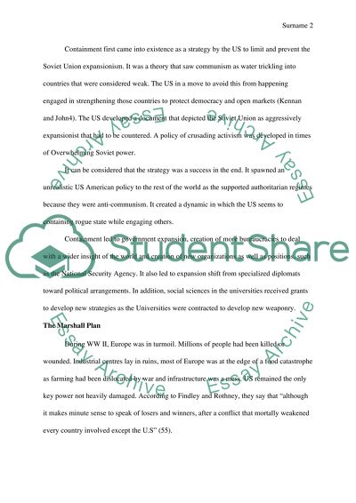 The Superpower Confrontations between 1945 and 1962 years: the Marshall Plan, the Berlin Blockade