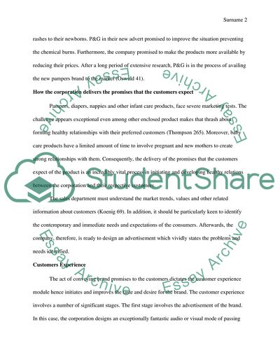 Pampers brand analysis