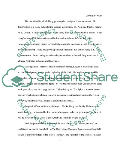 Eragon and Harry: The Responsibility of Fate