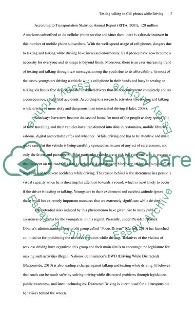 Dangers of Using Mobile Devices while Driving