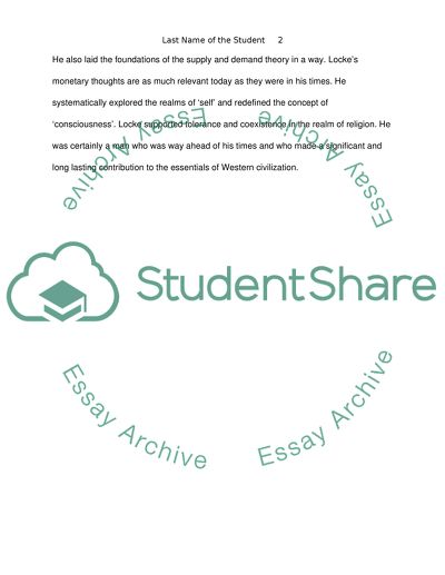 Who made the greatest contribution in the age of enlightenment John Locke (1632-1704)