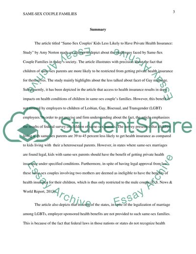 Same-Sex Couple Families