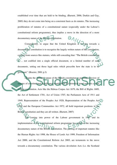 British Constitution