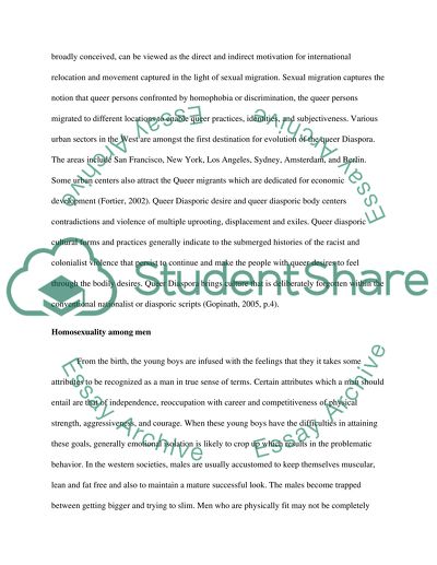 Analysis of Queer Theory of Homosexuality