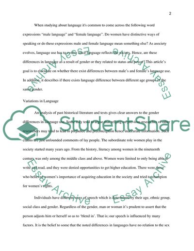 Language Intervention