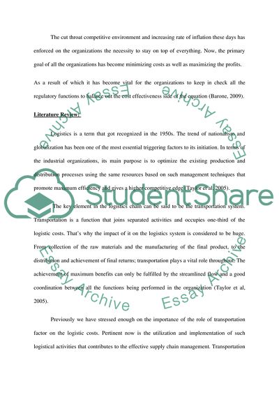 How Companies Can Decrease Transportation and Logistics Costs