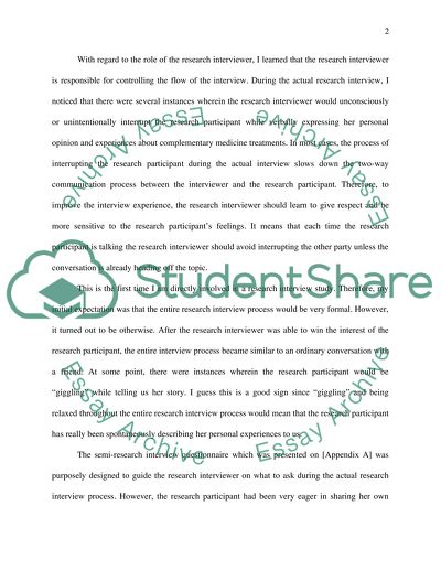 Vignette Based Qualitative