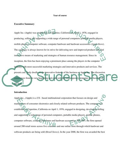 Apple Industry and Innovation Journey