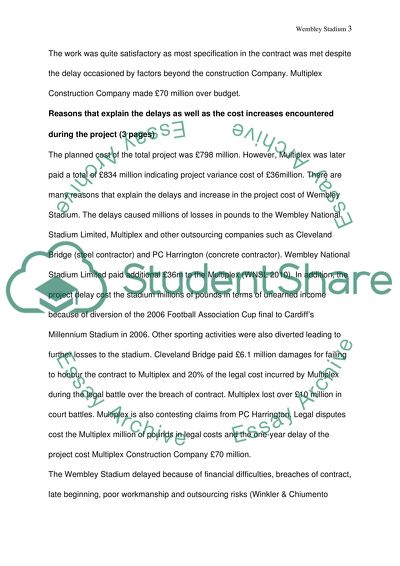 Construction of Wembley Stadium