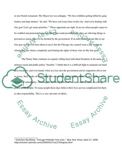 Criminal Justice Politics of the Nanny State