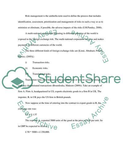 Corporate Finance and Derivatives