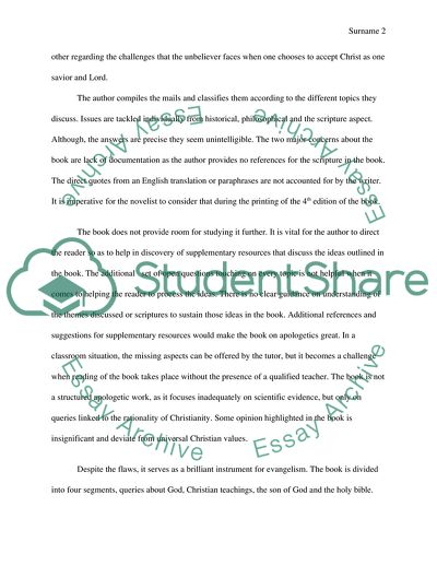 The Letter from a Skeptic - Failures of the Author in Detailing His Ideas