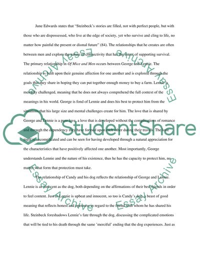 Steinbecks of Mice and Men: The Theme of Love