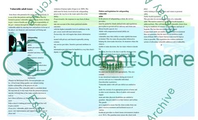 Safeguarding Vulnerable Adults brochure