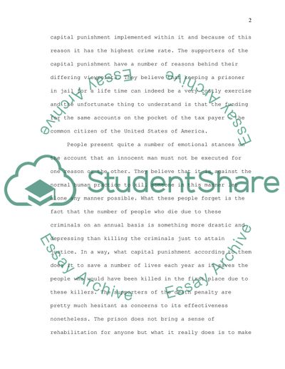 Capital Punishment in the United States