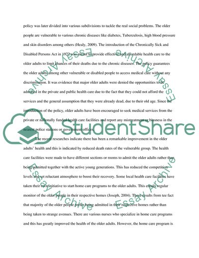 Scottish Social Policies