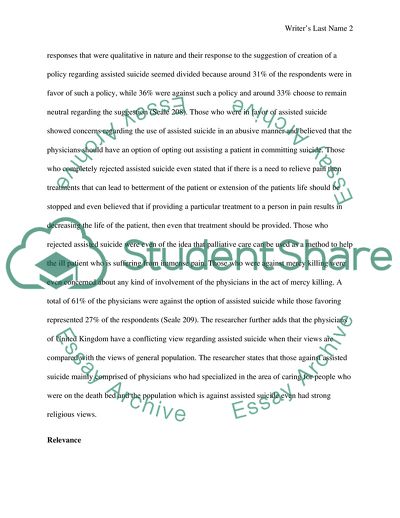 What Are the Arguments against and in favor of Mercy Killing