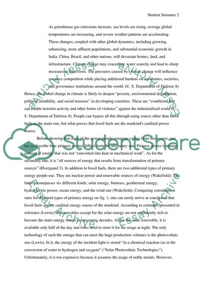 Avoiding Global Change in the Earths Climate