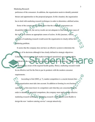 Marketing Research on Kudler Fine Foods