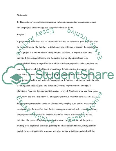 Triple Constraints in Project Management