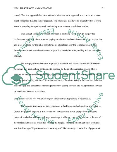 Reimbursement and Pay-For-Performance