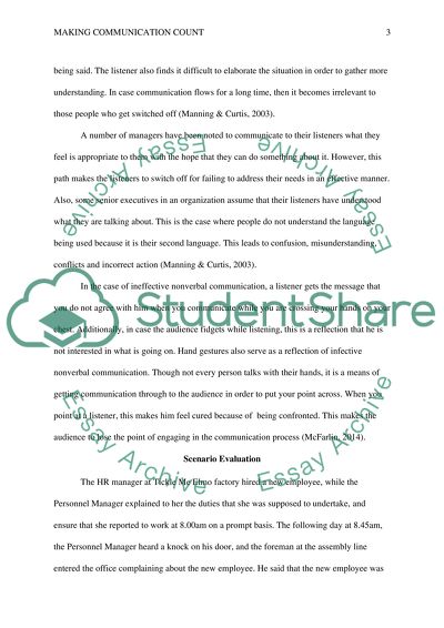 Making Communication Count